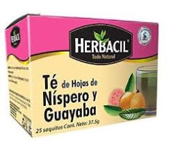 HERBACIL NISPERO Y GUAYABA 25 SOB