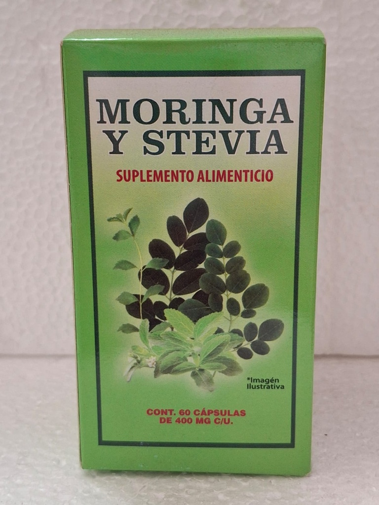 MORINGA Y STEVIA 60 CAP MEXICA
