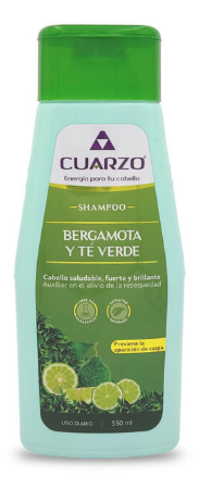 SHAMPOO BERGAMOTA  CUARZO 550 ML