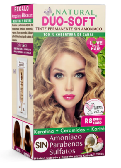  DUO SOFT  TINTE RUBIO CLARO R8