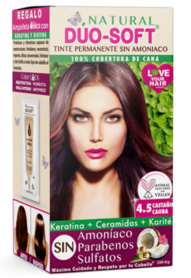  DUO SOFT TINTE  CASTAÑO CAOBA 4.5