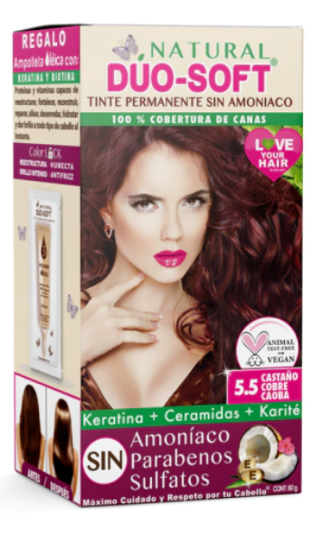 DUO SOFT TINTE CASTAÑO COBRE CAOBA 5.5