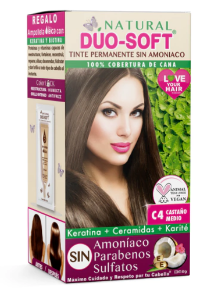DUO SOFT TINTE CASTAÑO MEDIO C4