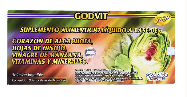  CORAZON DE ALCACHOFA  GN+ VIDA 10 AMP 