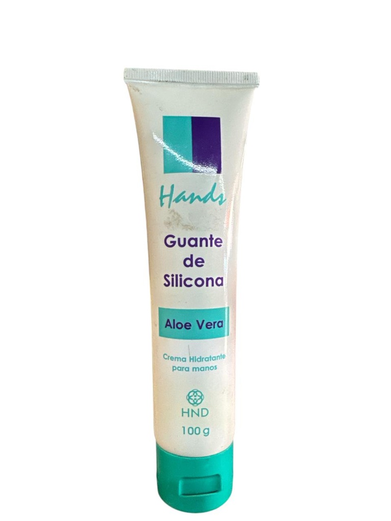 CREMA DE ALOE GUANTE DE SILICONA 100 GRS