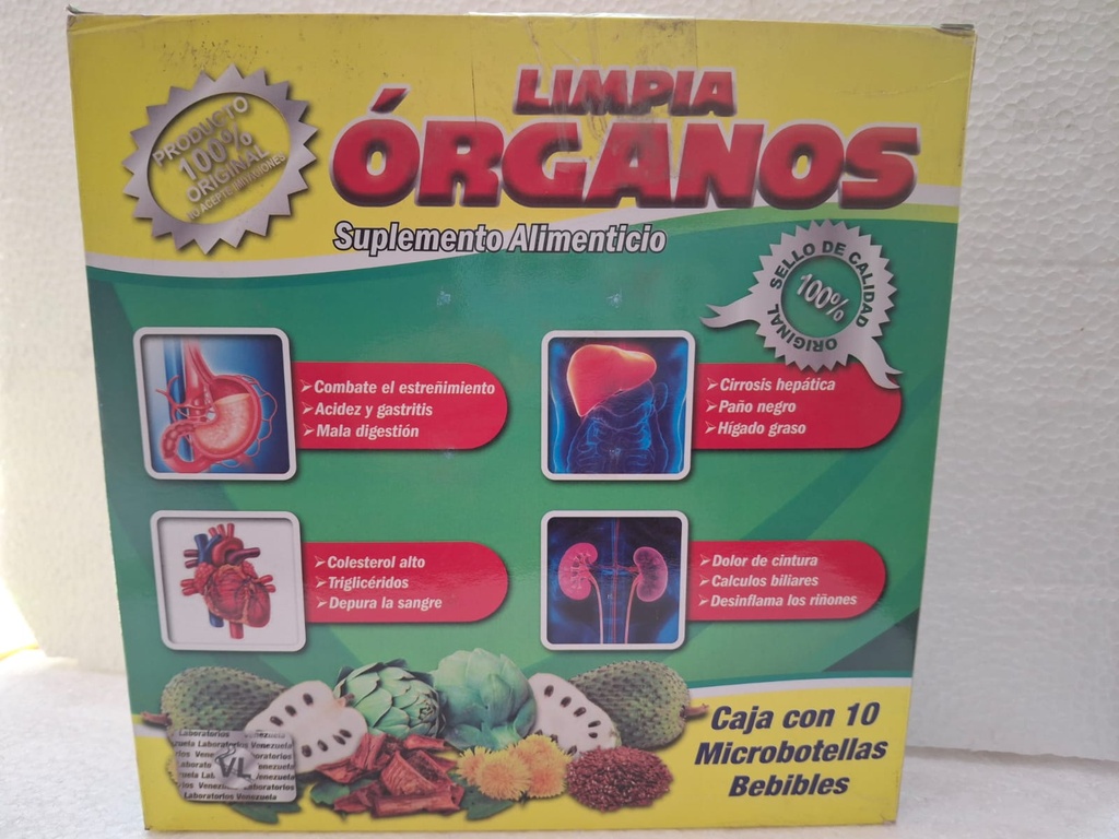 INGERIBLE LIMPIA ORGANOS NUM.0