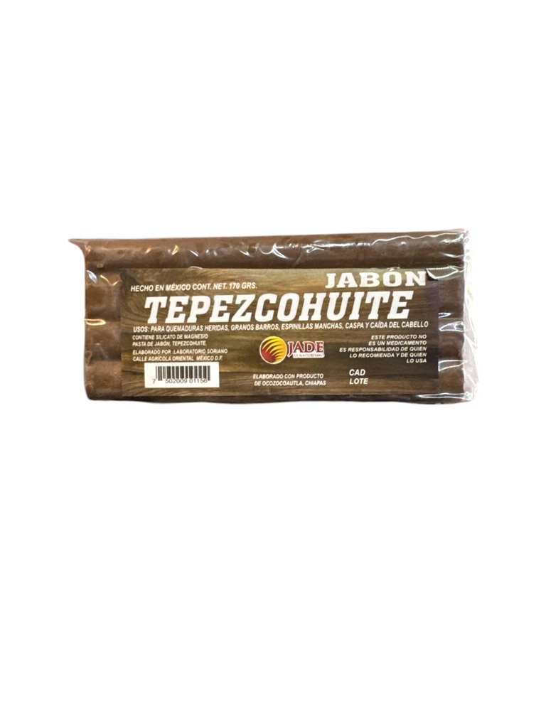 JABON DE TEPEZCOHUITE JD 170 GRS