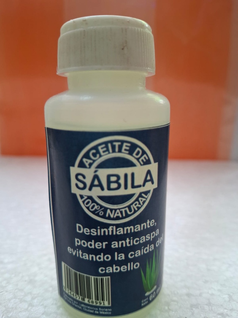   ACEITE SABILA 60ML SORIANO