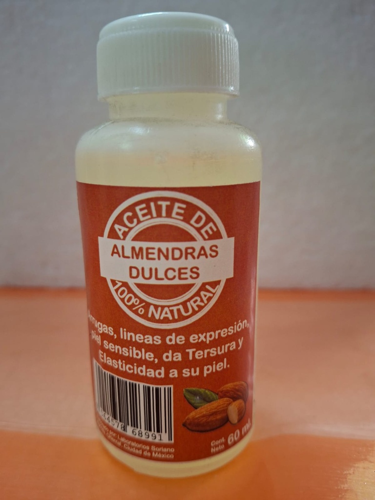  ACEITE DE ALMENDRAS  60ML LAB SORIANO