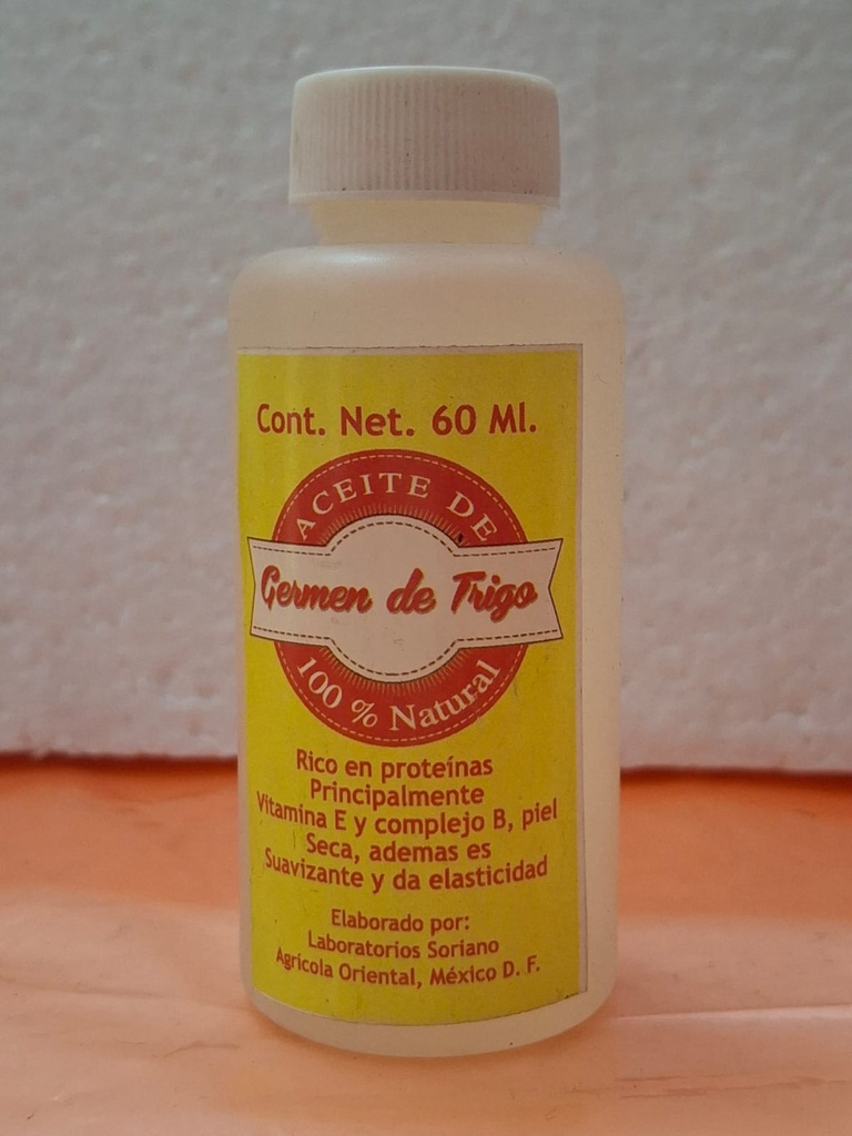  ACEITE GERMEN DE  TRIGO 60ML  SORIANO