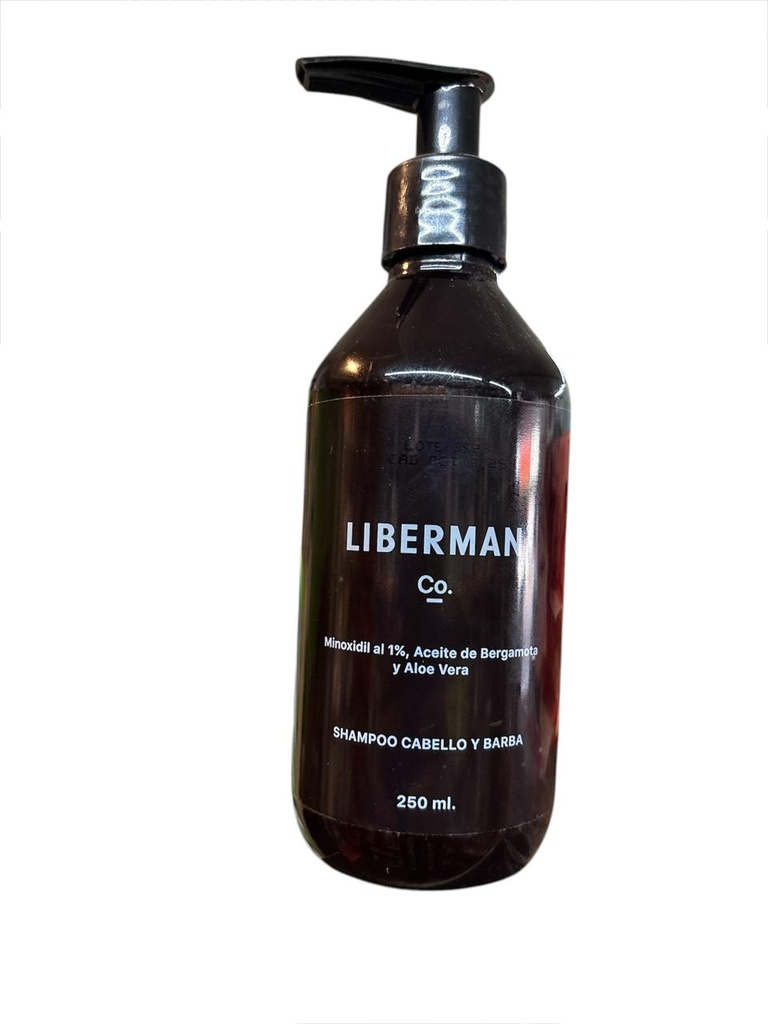 SHAMPOO LIBERMAN  DE BERGAMOTA 250ML