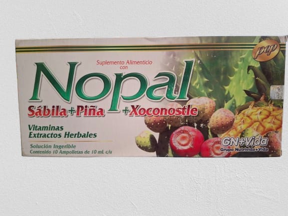 AMP  NOPAL C/10 SABILA,PIÑA Y XOCONOSTLE