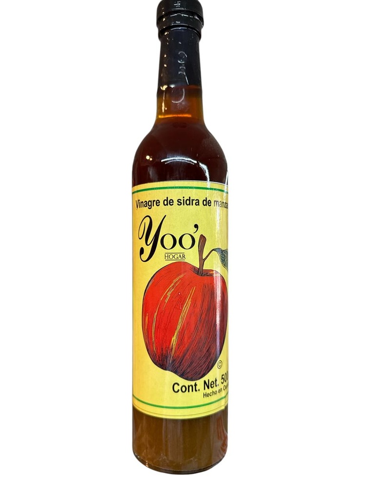 VINAGRE DE MANZANA 500 ML VIDRIO