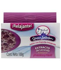 SPON JABON LAVANDA 100 GRS VELVET