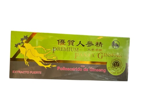 [7501060818367] PREMIUM PANAX GINSENG 10 AMP  IMPORTADA