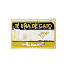 [7501055403899] TE UÑA DE GATO C/30  ANAHUAC