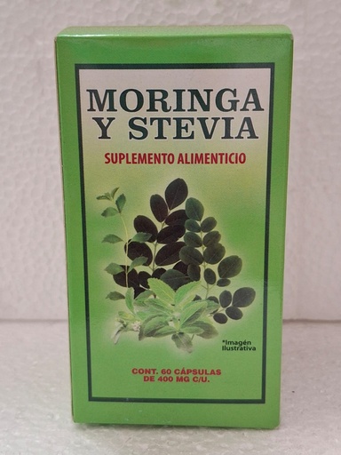 [7501853808117] MORINGA Y STEVIA 60 CAP MEXICA