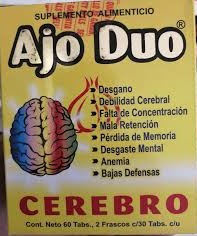[770229190164] AJO DUO CEREBRO 60 TAB 2 FCOS
