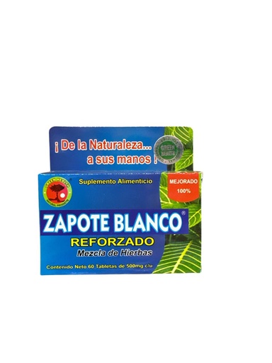 [7503017300178] ZAPOTE BLANCO C/60 TABS CARTERA