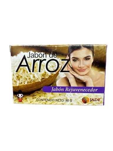 [7501853800081] JABON DE ARROZ 90 G. JADE