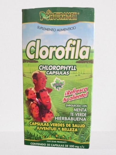 [613390003713] CLOROFILA C/50 CAPSULAS OFERTA NATURAMEX