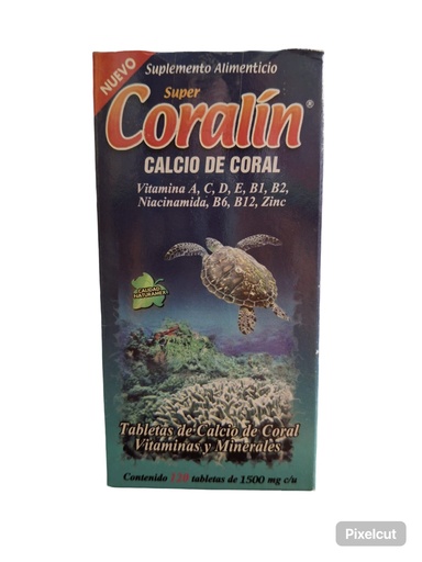 [7502211650386] CORALIN C/120 TAB. CORAL CALCIUM