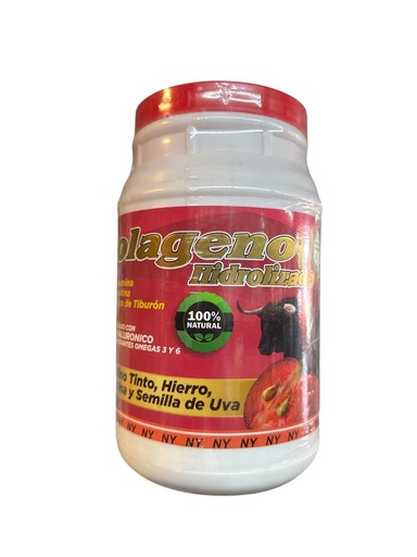 [7252725907765] COLAGENO  VINO TINTO Y HIERRO 1.100 KG NY
