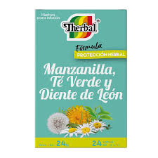 [7501090544274] MANZANILLA TE VERDE Y DIENTE 24 SOB THERBAL
