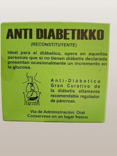 [GEN-1085] ANTI DIABETIKKO CAPSULAS CAJA VERDE