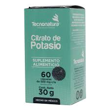 [7503026635643] CITRATO DE POTASIO 60 CAP TECNONATURA