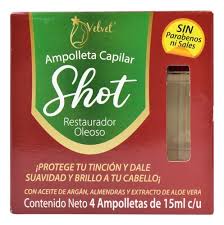 [7502287140620] AMPOLLETA CAPILAR CON 4 SHOT VELVET