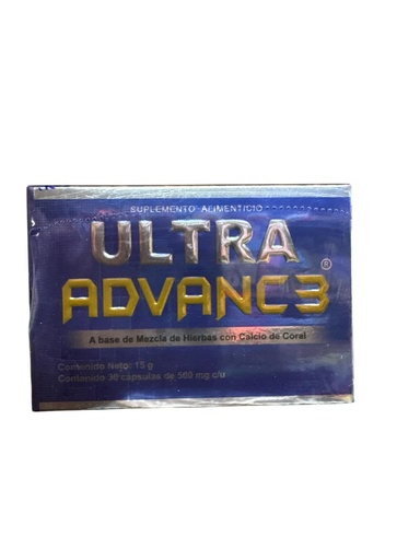 [7508304671610] ULTRA ADVANCE3 GOLD 30 CAPS MORADA